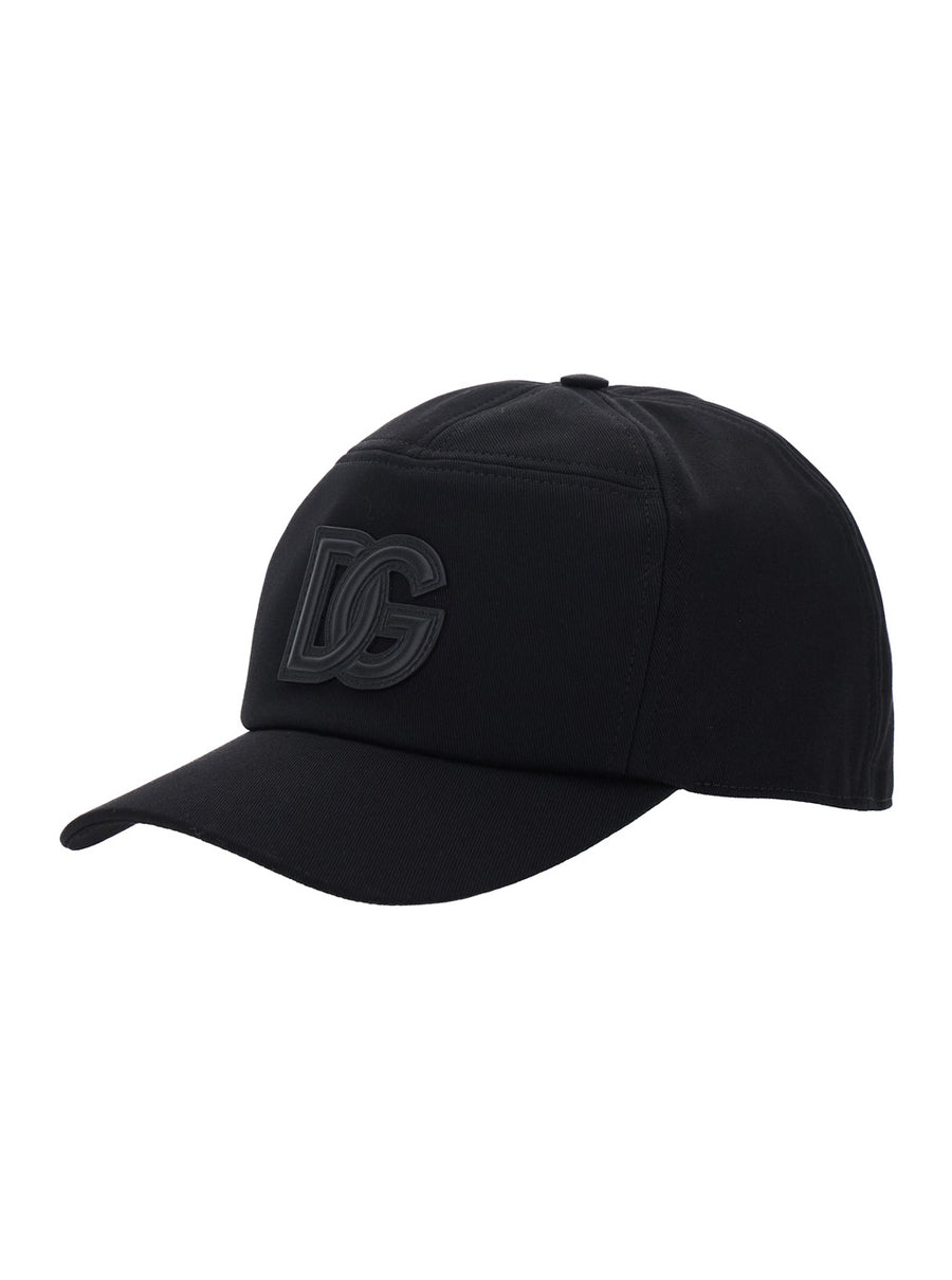 Baseball Cap Black Viscose Hat