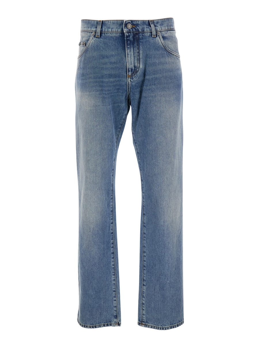Jeans Blue Denim Cotton