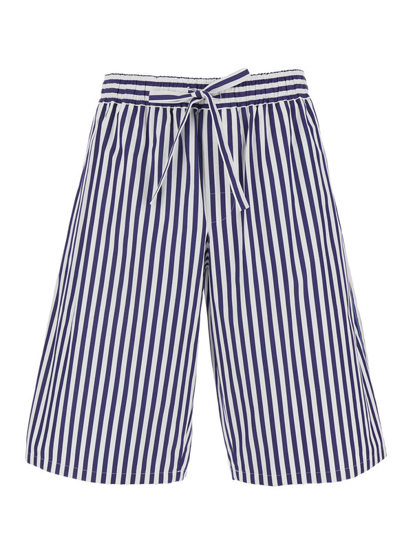 Bermuda Shorts Blue Cotton