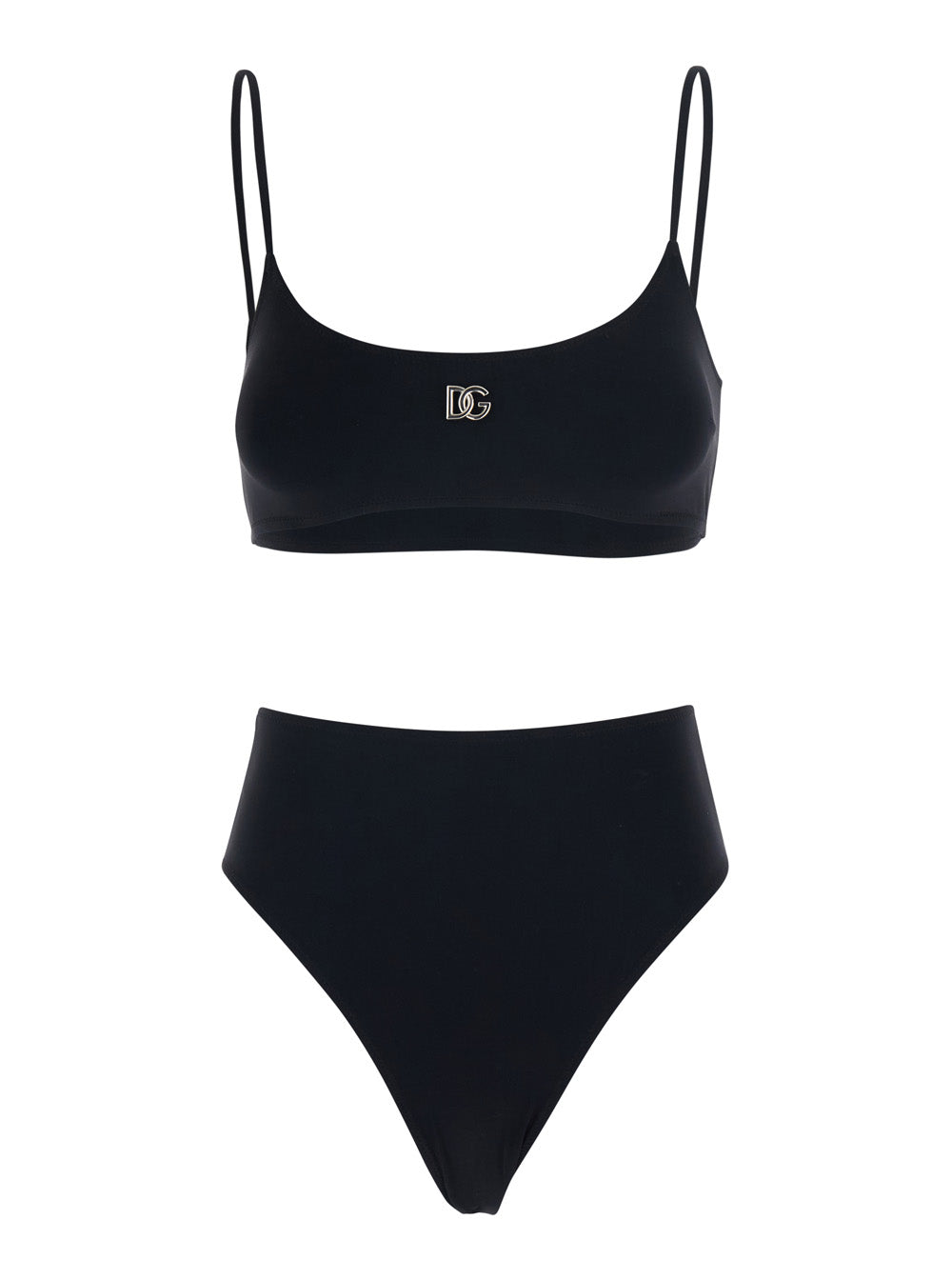 Brassiere+slip Black Beachwear