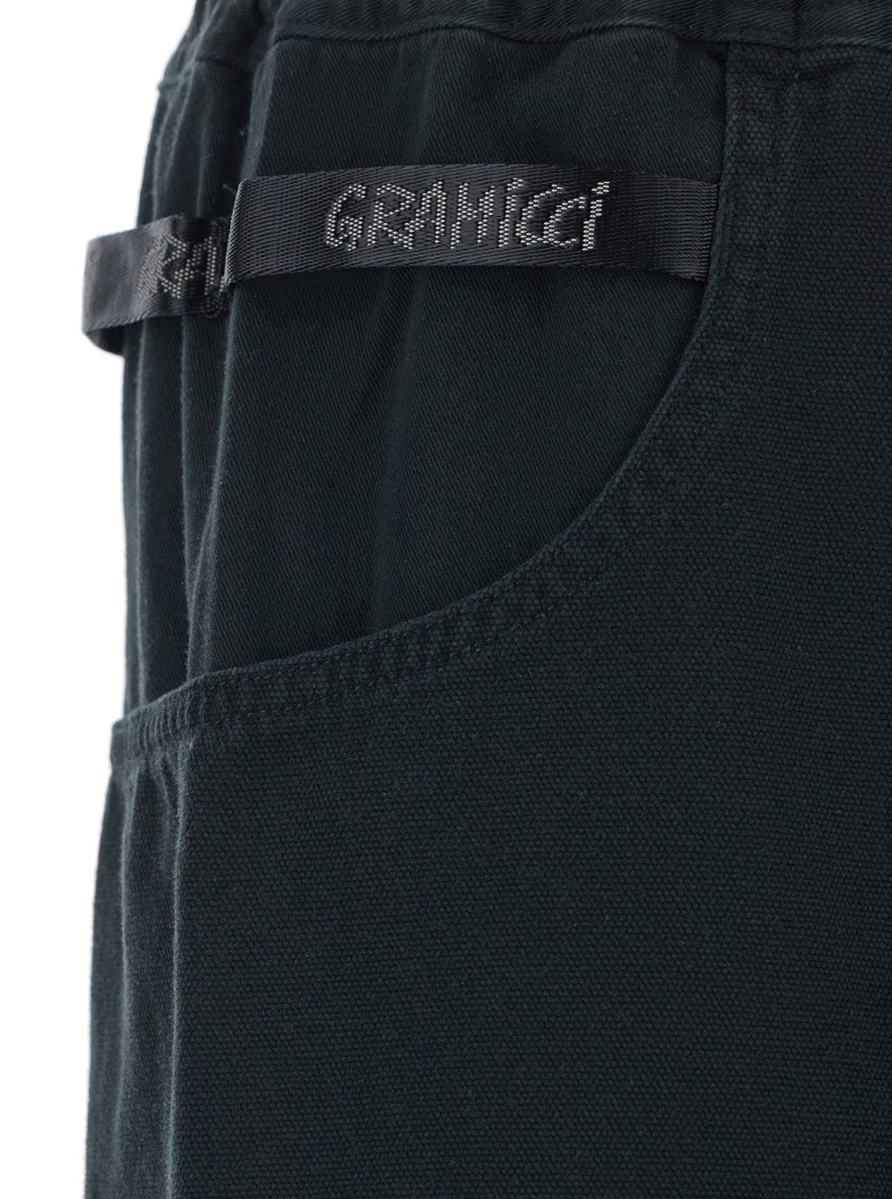 Mens Black Pants with Elastic Waist and Cotton Belt Trousers