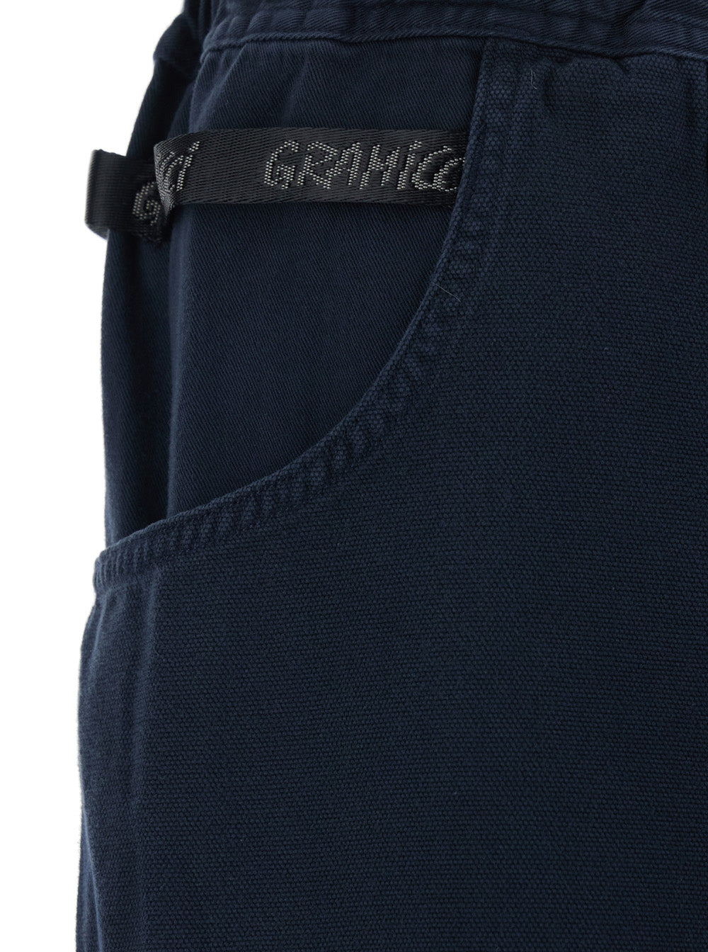 Blue Cotton Pants with Elastic Waist for Men Blu Trousers