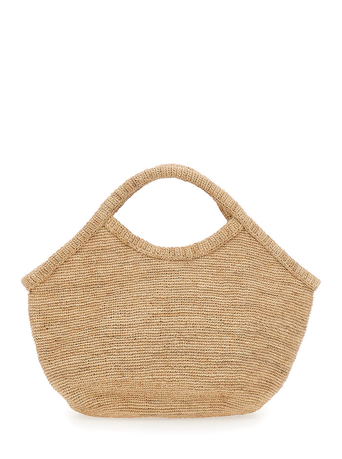 Pure New Beige Leather Crossbody Bag