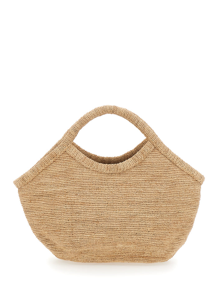 Pure New Beige Leather Crossbody Bag