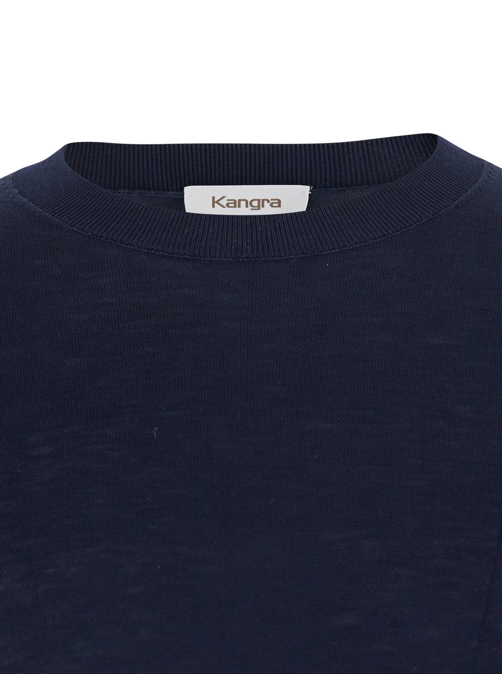 F.16gg Blue Crew Neck Sweater for Women Blu Jersey