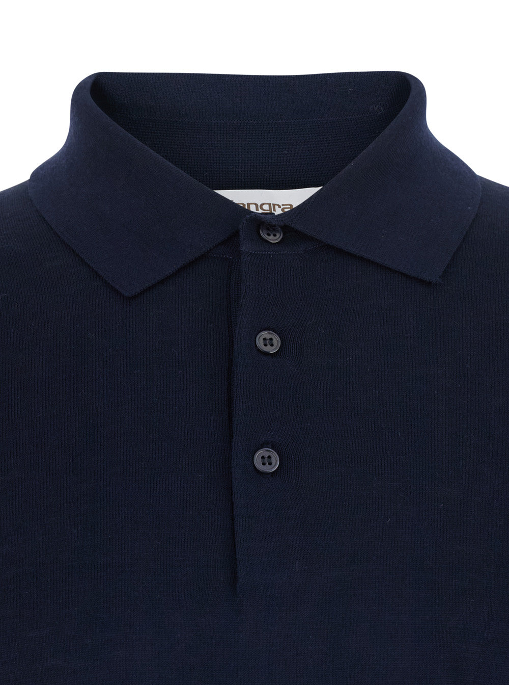 Blue Polo Shirt With Classic Collar And Ribbed Cotton Finishes In For Men Blu Tshirts