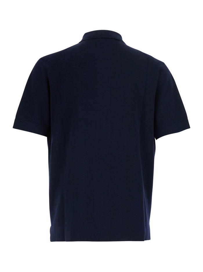 Blue Long-Sleeve Shirt With Classic Collar For Women Blu And Blouses