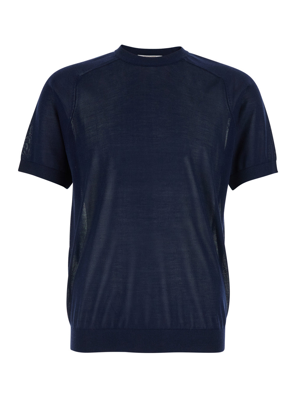 ROUND NECK T-SHIRT F.18gg Blue in Cotton Women Blu Jersey