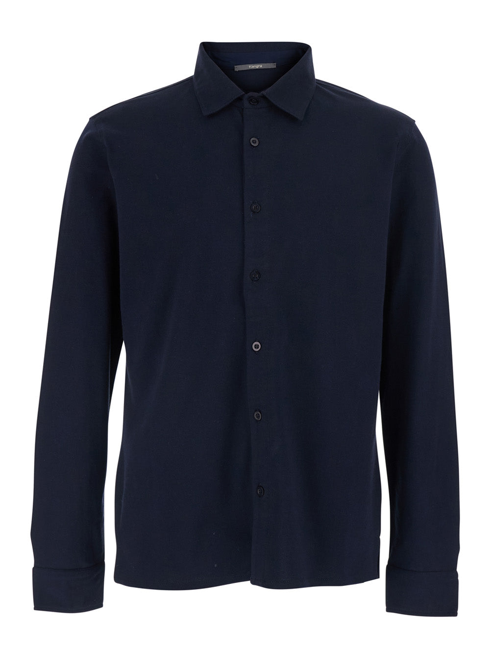 LONG SLEEVE SHIRT IN LIGHT PIQUET Blue Blu And Blouses