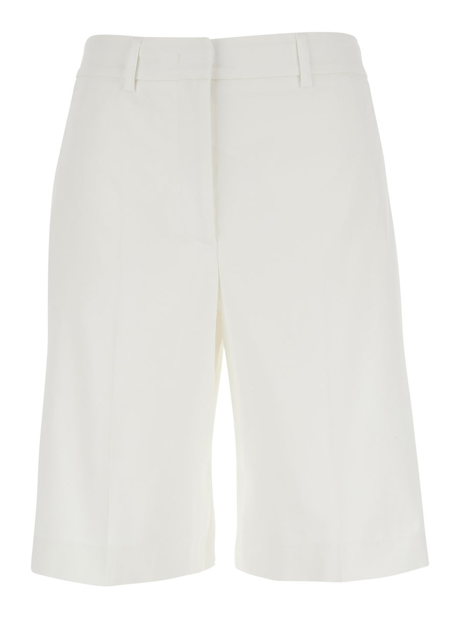 Bermuda Shorts Cotton White