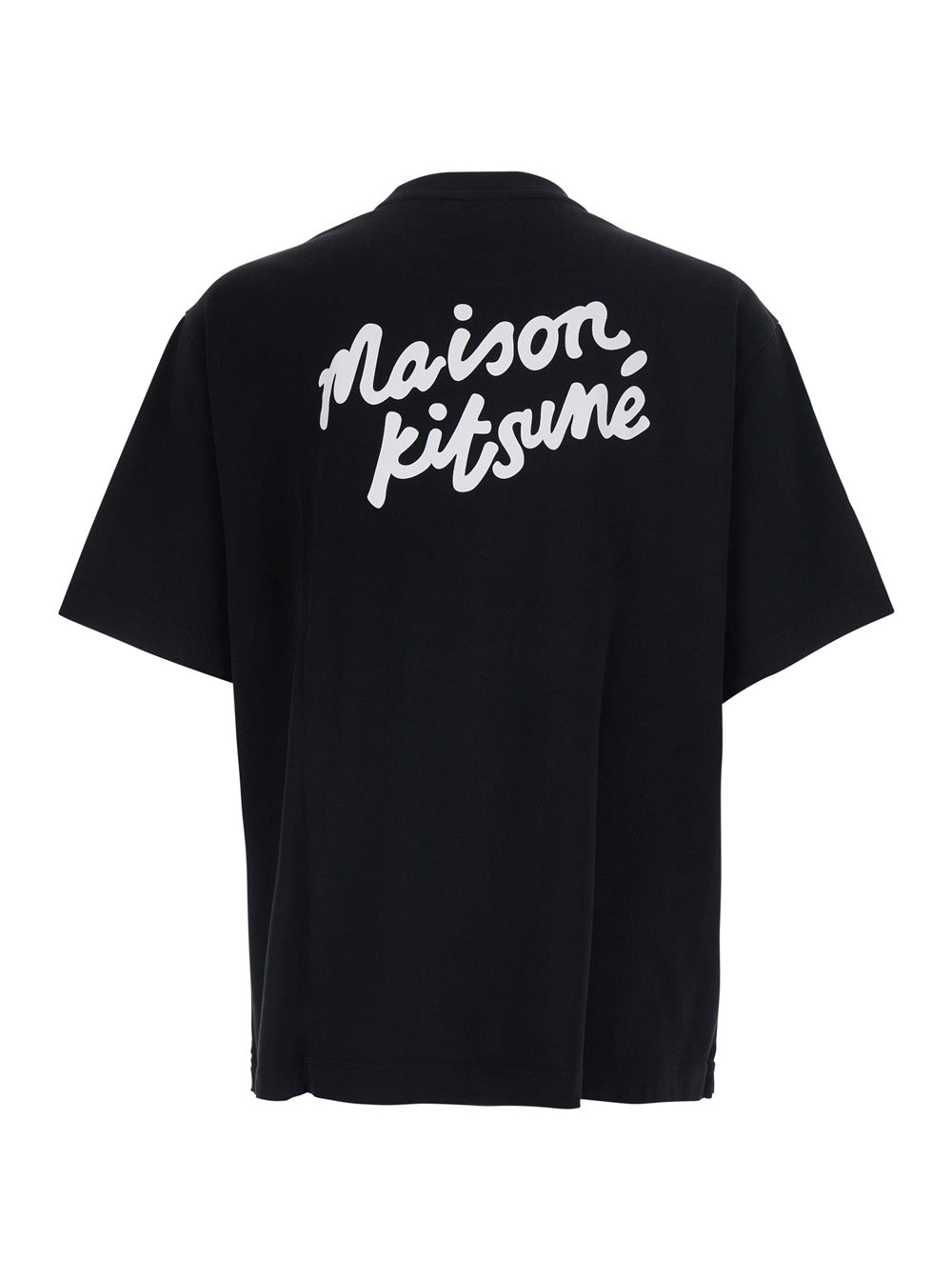 Black Handwriting T-Shirt With Front Print Details Organic Cotton For Women Tshirts And Polo Shirts