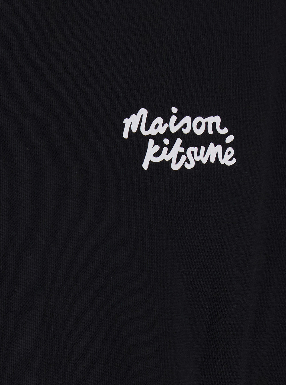 Black Handwriting T-Shirt With Front Print Details Organic Cotton For Women Tshirts And Polo Shirts