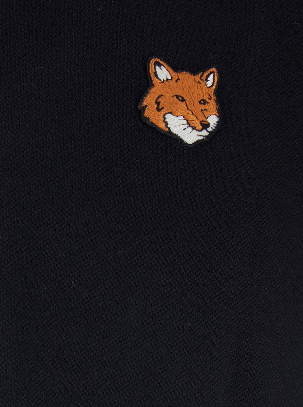 Black Polo Shirt with Classic Collar and Logo Embroidery on the Front in Cotton Man Tshirts