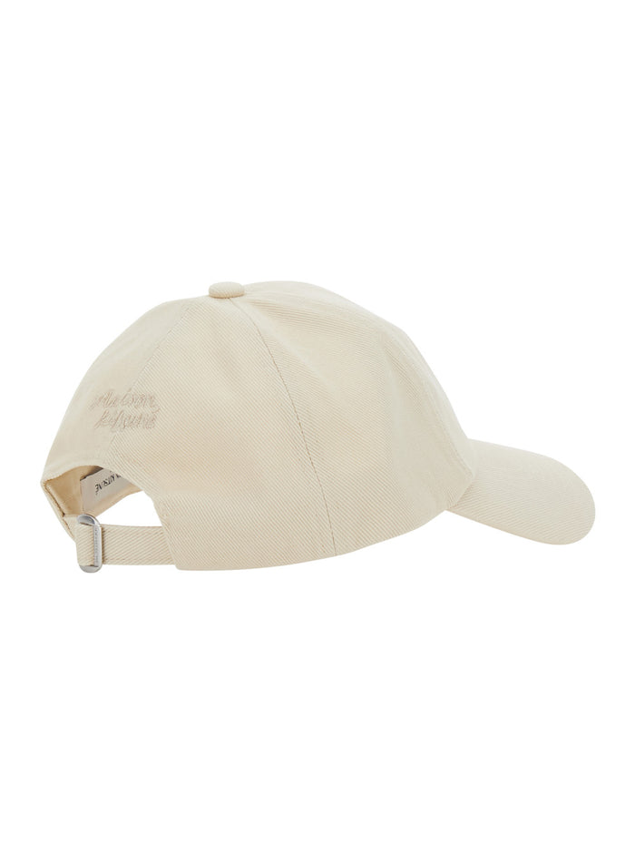 Hat FOX HEAD White with Embroidered Logo in Cotton for Men And Gloves