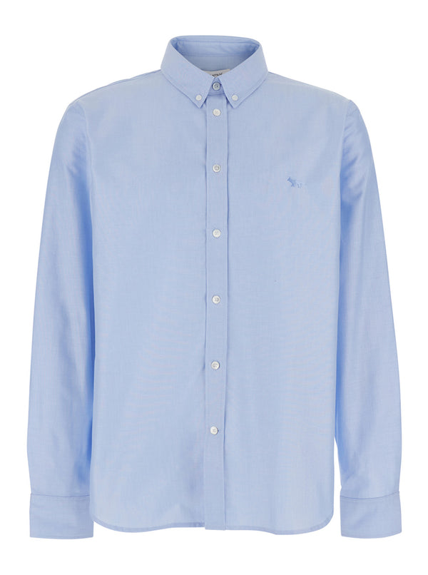 Shirt Profile Fox Light Blue Cotton
