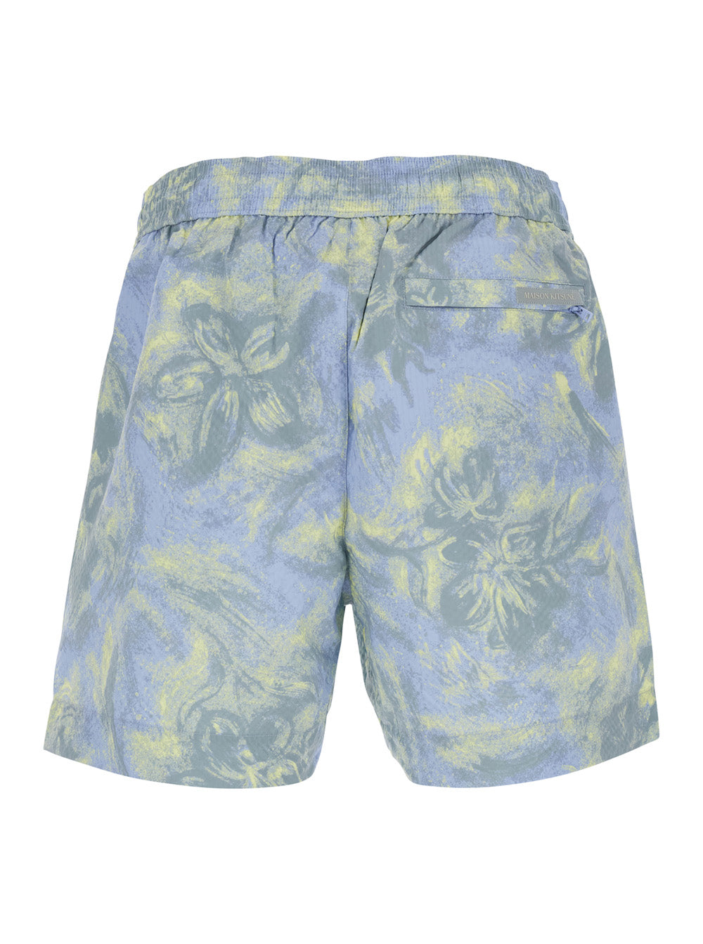 Swimshorts Multicolor Shorts With Elasticated Waist And Side Pockets Tech Fabric For Men Bermuda