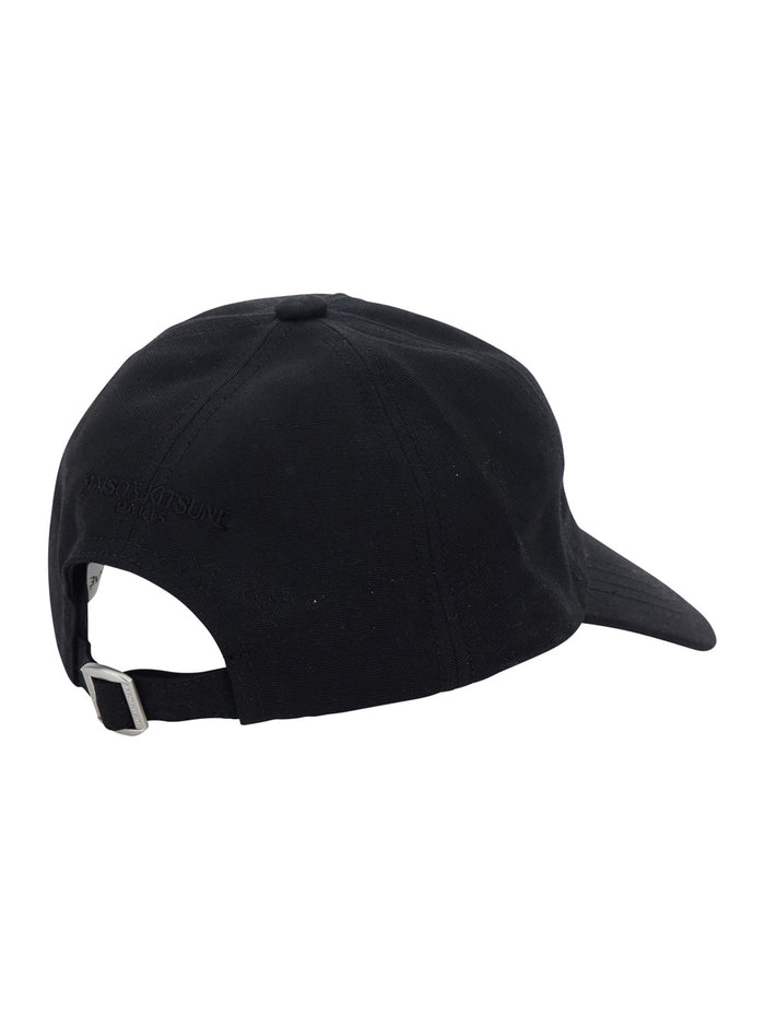 Dressed Fox Cap - Black With Embroidered Logo On The Front Made Of Cotton Unisex Hats And Gloves