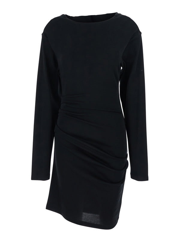 Dress Umido Black Virgin Wool