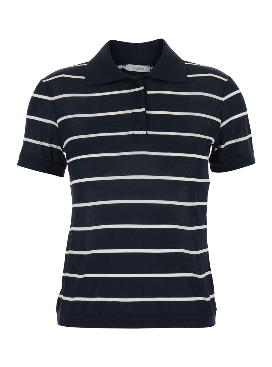 Polo Shirt Bellico Black Silk T-shirts & Jerseys
