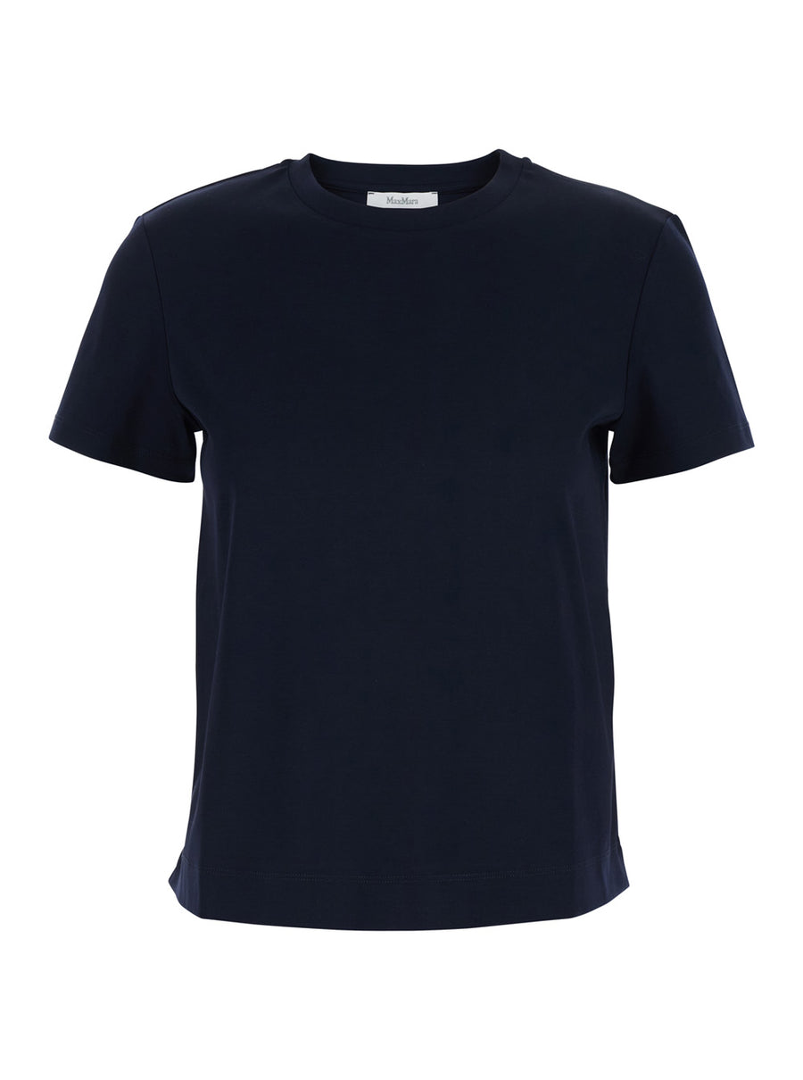 T-Shirt Donata Dark Blue Cotton T-shirts & Jerseys