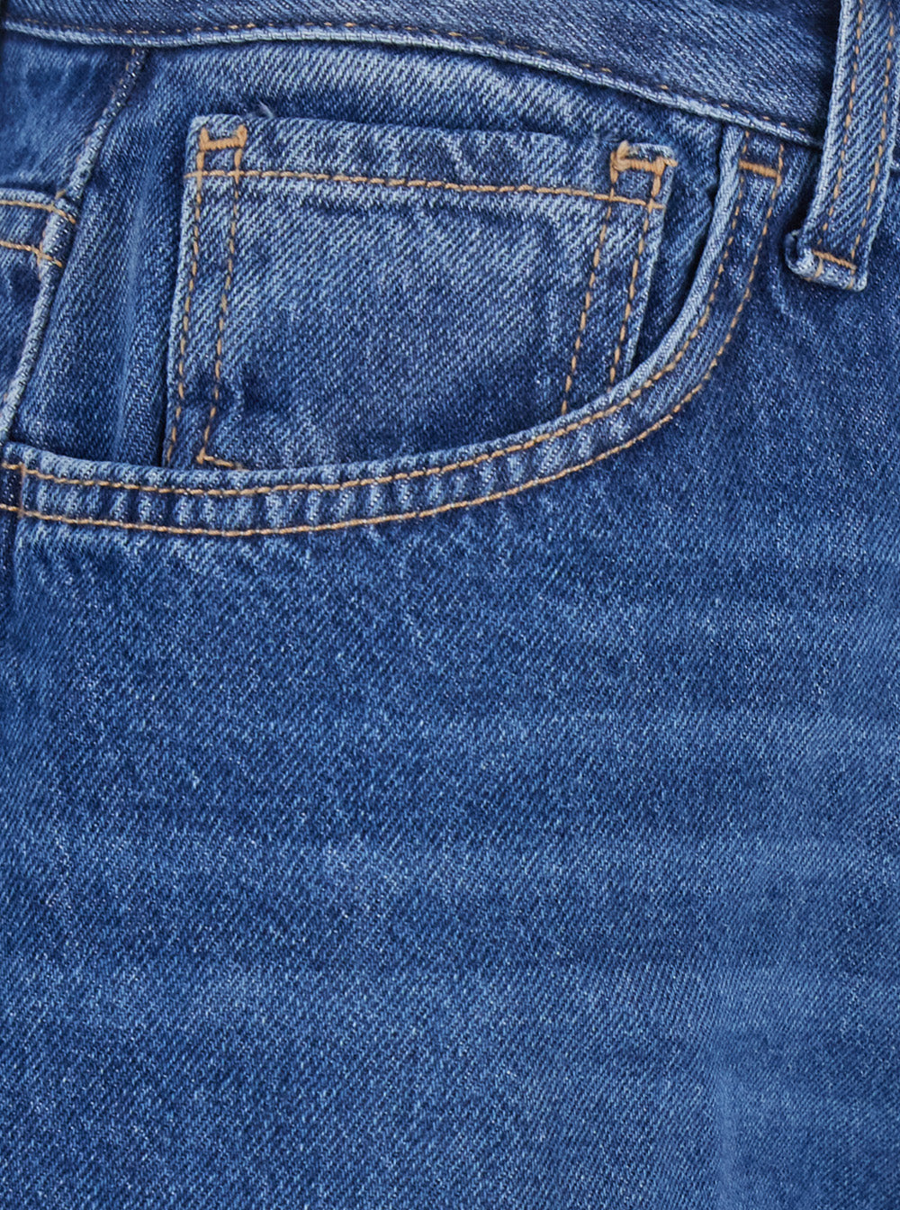 DENIM Bianchi Blue Jeans with Faded Effect in Cotton for Women Light