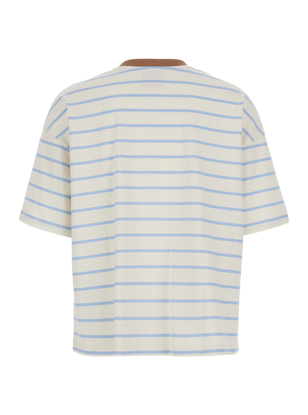 Blue T-Shirt With Round Neck And Short Sleeves In Cotton For Women Light Tshirts Polo Shirts