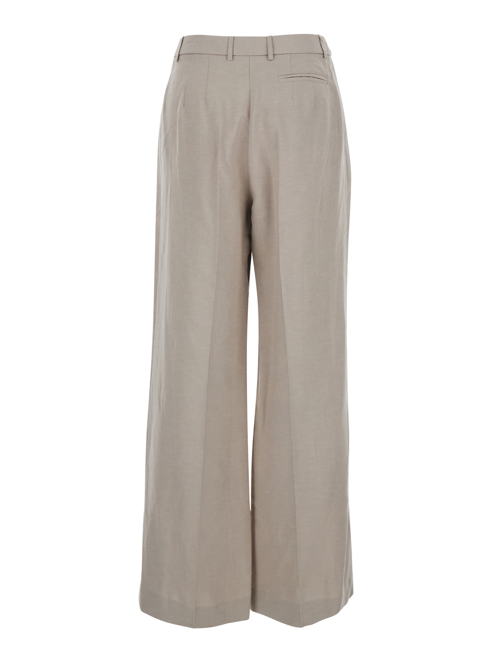 Gray Pants with Side Pockets and Elastic Waistband for Men Grey Trousers
