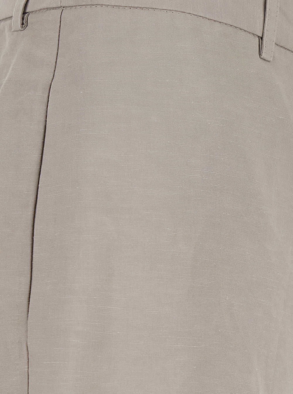 Gray Pants with Side Pockets and Elastic Waistband for Men Grey Trousers