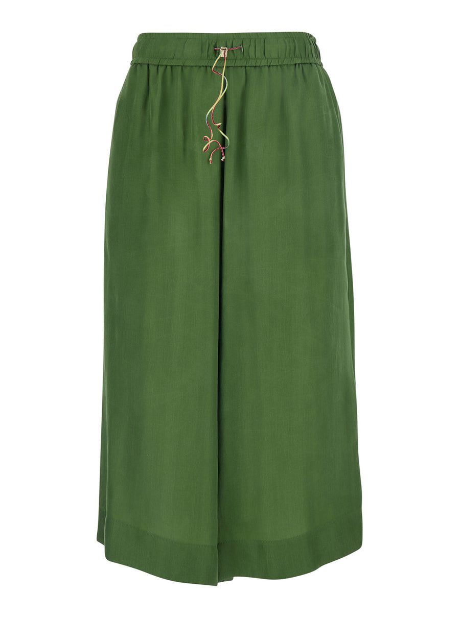 Bermuda Shorts P427 Green Cotton