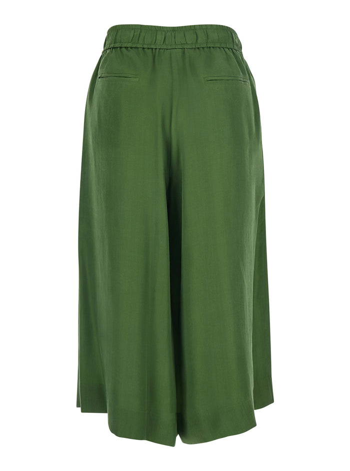 Green P427AVOCADO Bermuda with Side Pockets for Men Shorts And
