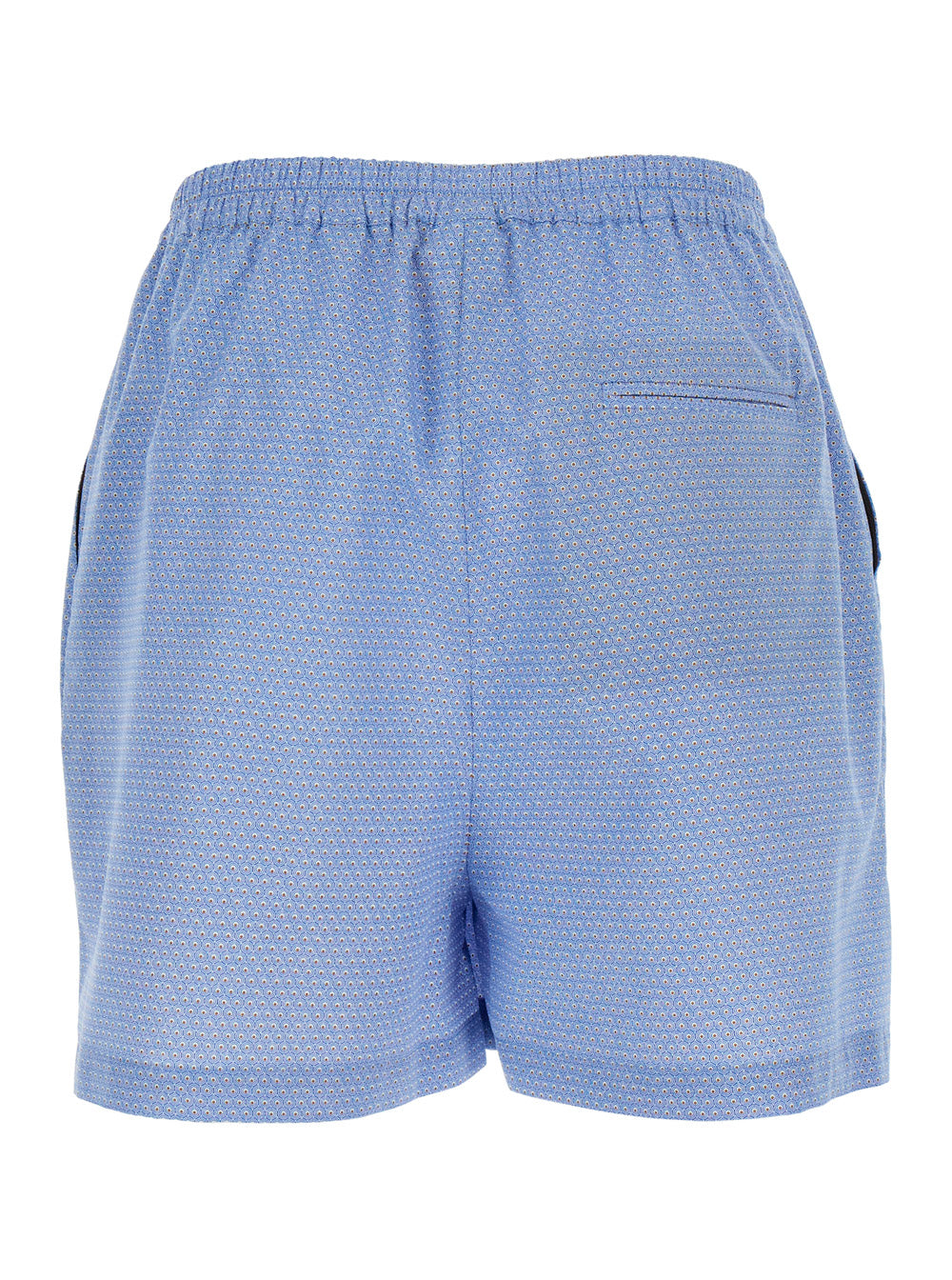 Blue Shorts Light And Bermuda