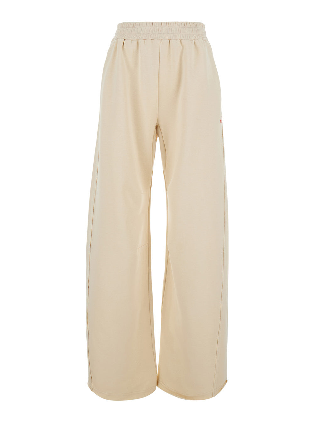 Cris Pants With Front Pockets And High Waist White Cotton For Women Trousers