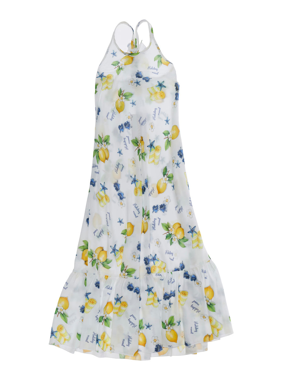 Dress White Cotton