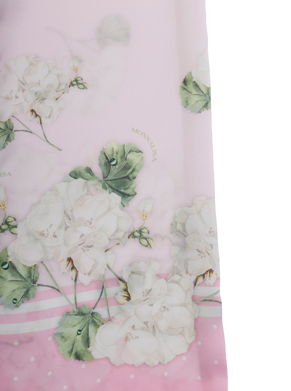 Pink Pants with Elastic Waist and All-Over Floral Motif in Viscose for Girls Trousers