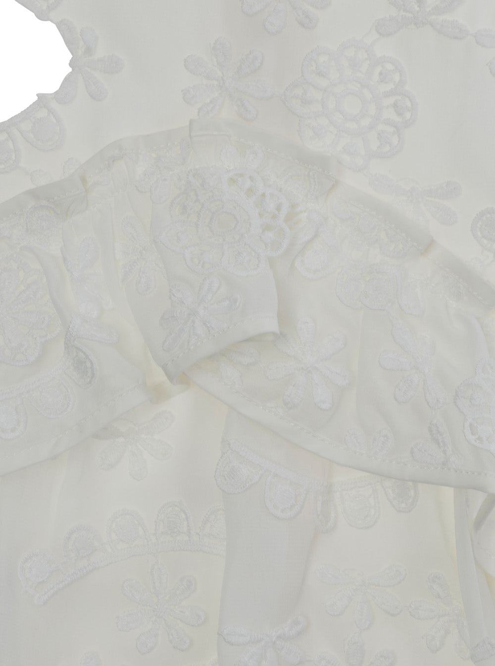 Dress N2109qn0475n21d153f0n100 White With Elegant Details Polyester Girl