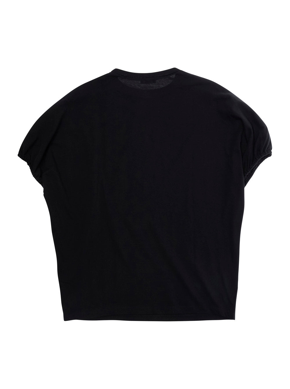 Black T-Shirt N°21 with Maxi Logo on the Front in Cotton for Girls Tshirts And Polo Shirts