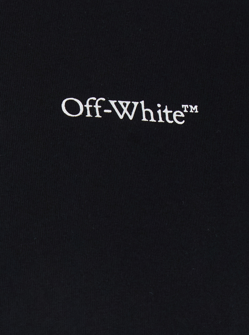 T-shirt OFF-WHITE Black with Logo on Front and Back in Cotton for Men Tshirts Polo Shirts