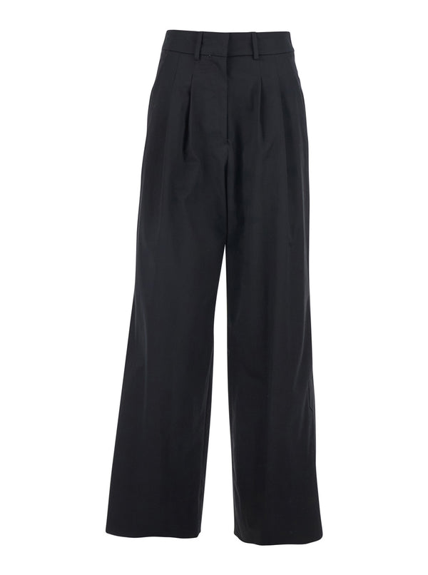 Trousers Frankie Black Cotton