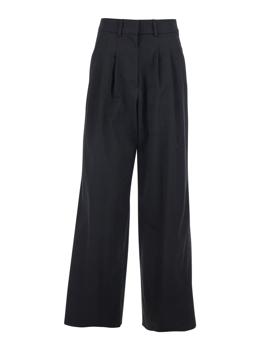 Trousers Frankie Black Cotton