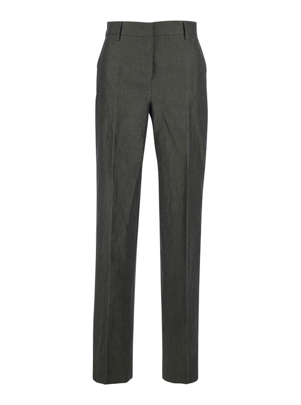 Trousers Ambra Linen-Cotton Brown