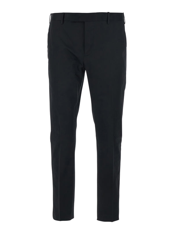 Trousers Black Cotton