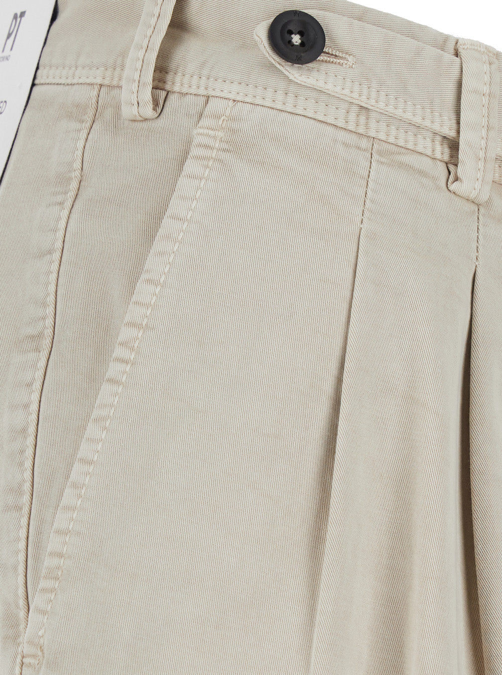Pants With Pockets And Finished Hems Tech Fabric Beige Men Trousers