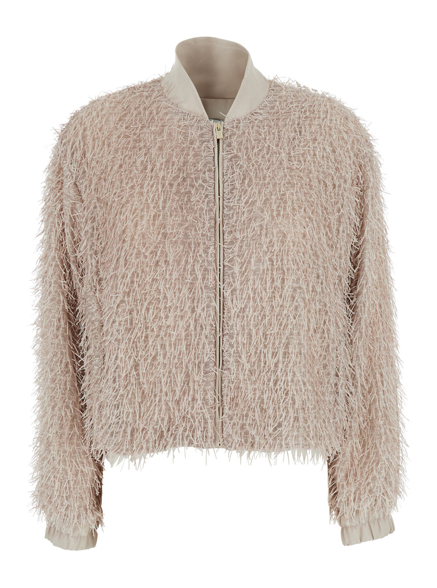 Bomber Jacket Pink Coat