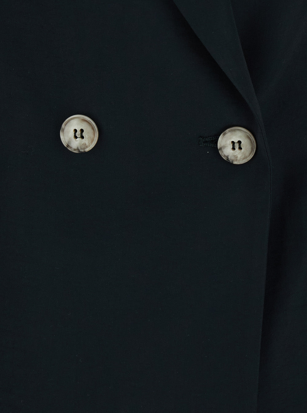 Black Blazer - Jacket With Front Closure And Side Pockets Modal Polyester Women Blazers