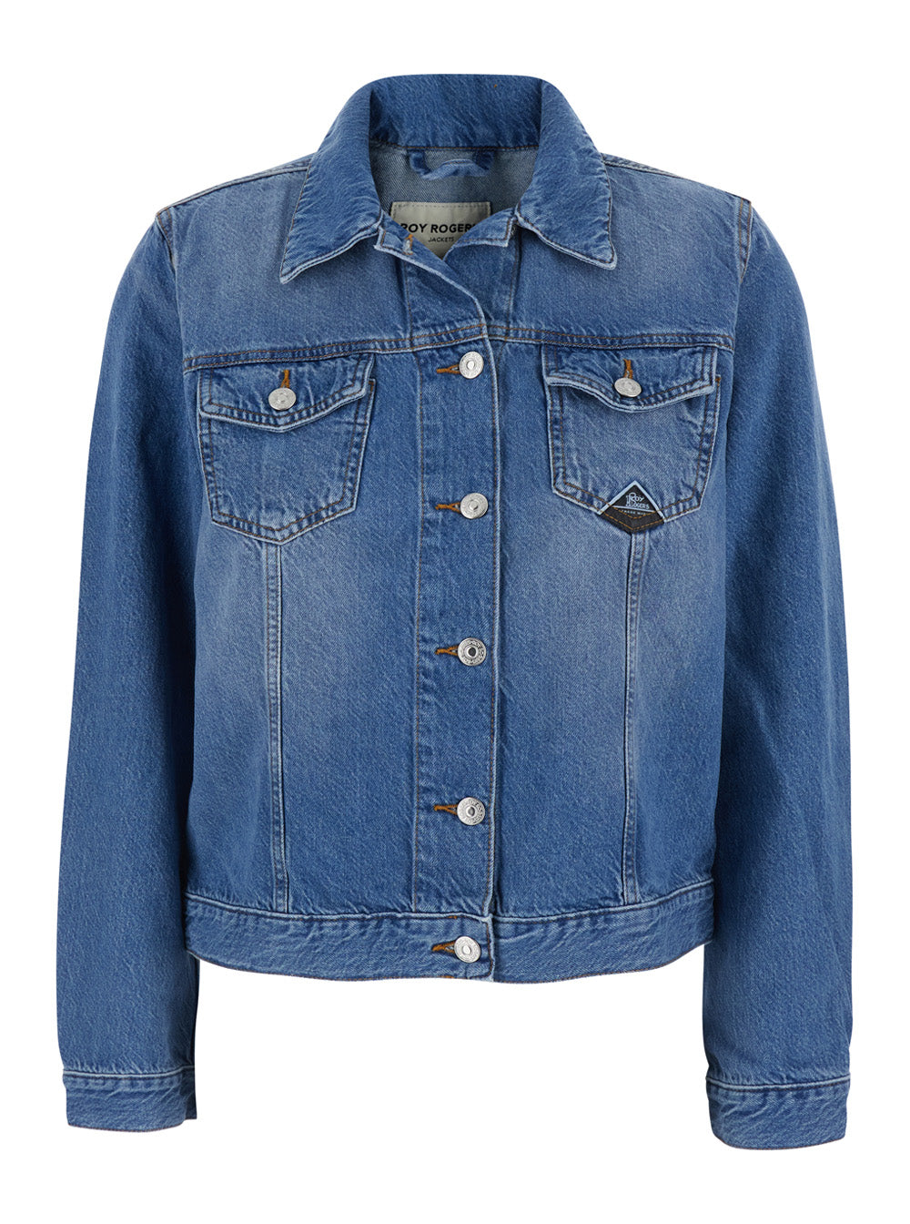Jacket Ross Woman Denim Tencel Ocean Blue Blu