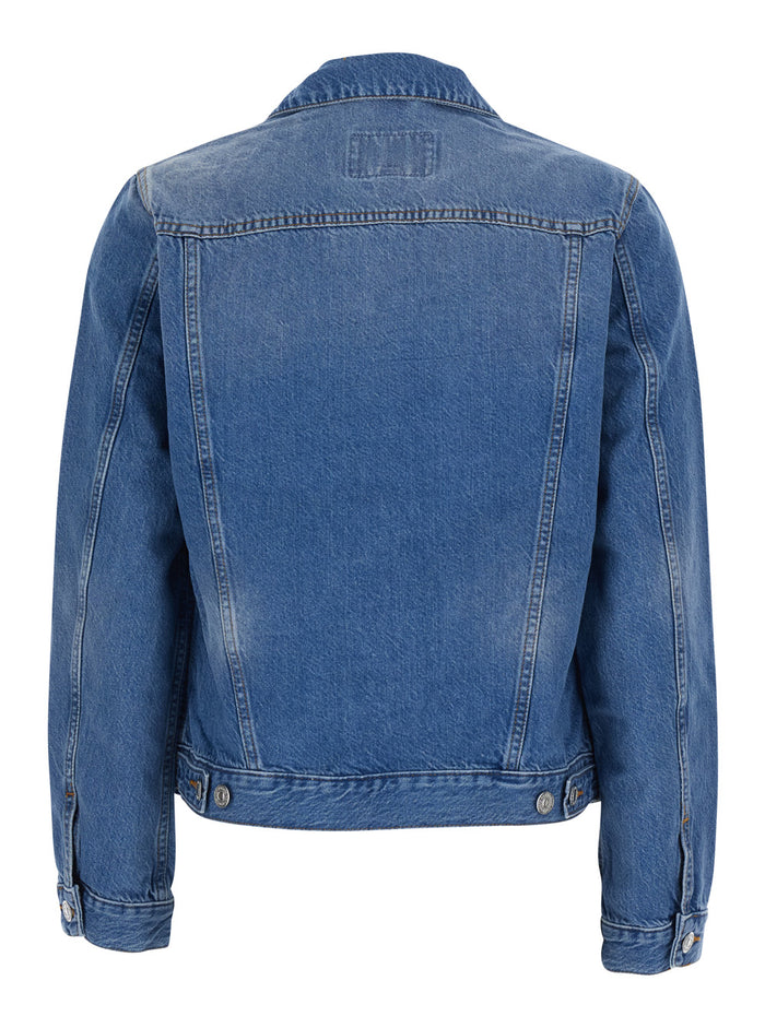 Jacket Ross Woman Denim Tencel Ocean Blue Blu