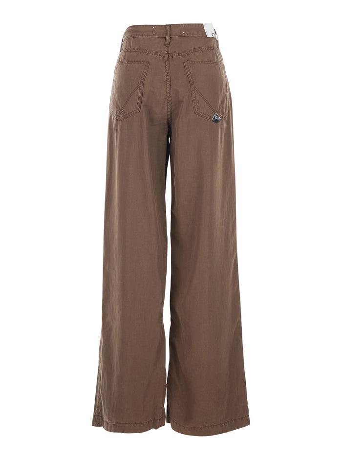 JS) Marta WOMAN Tencell Dyed Brown Jean