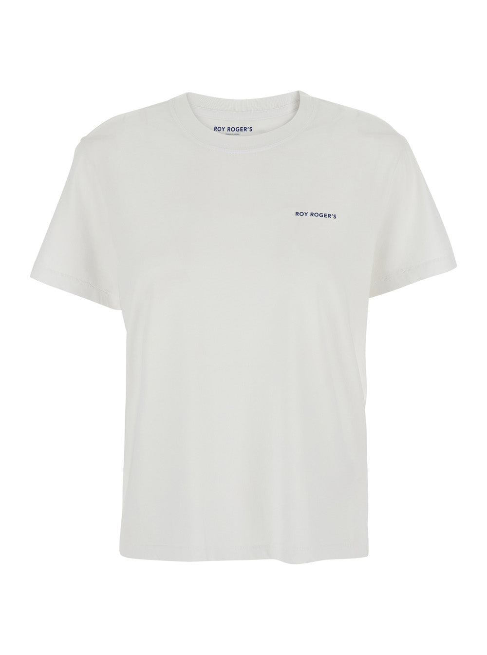 White T-Shirt With Short Sleeves Supima Cotton Jersey Tshirts And Polo Shirts