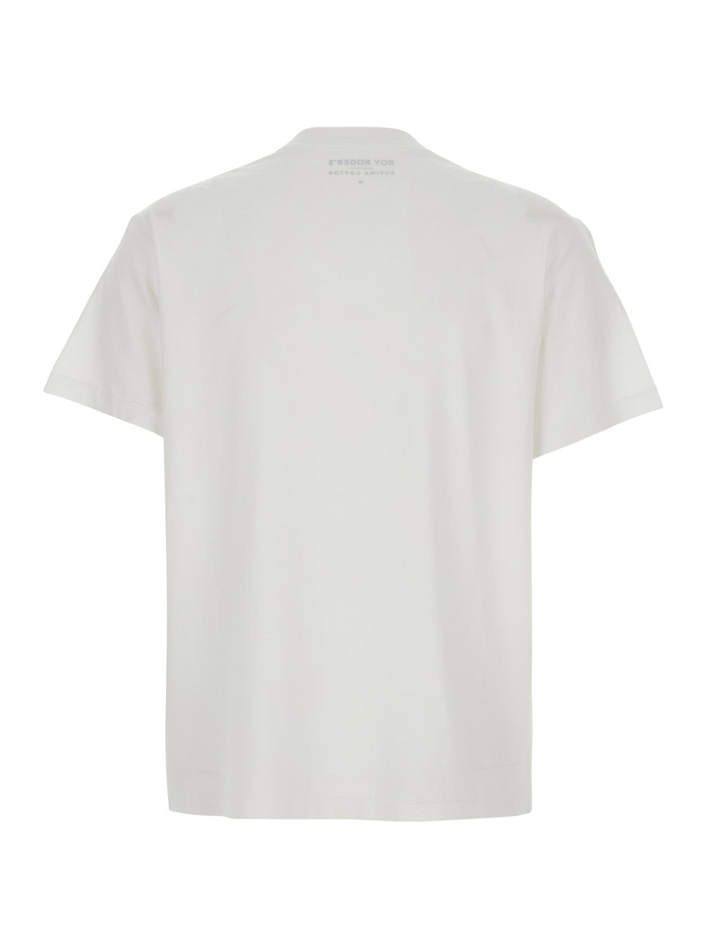 White T-Shirt With Short Sleeves Supima Cotton Jersey Tshirts And Polo Shirts