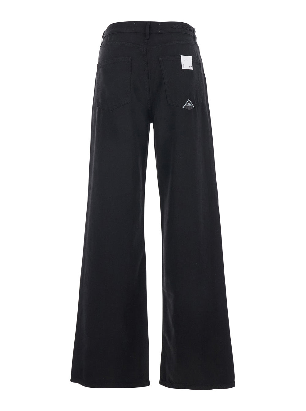 JS) Super Wide WOMAN Light Bull Tencel Old Reverse Black Jean